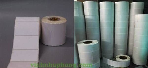 Giấy in mã vạch 1 tem cỡ 100x75mm của Vĩnh Như Phong