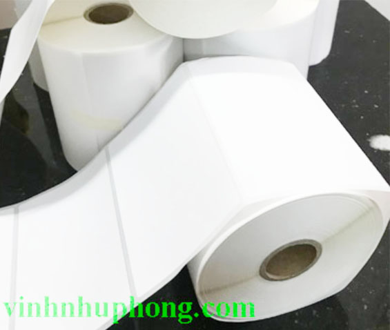 Giấy in mã vạch PVC dẻo dai và bám dính cực tốt
