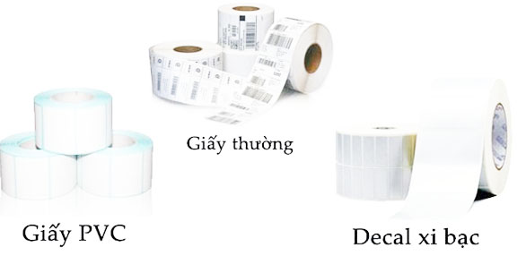 Những loại giấy in mã vạch phổ biến trên thị trường